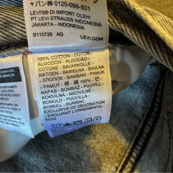 Levi’s ‘94 Baggy grey denim, women’s size 29 - Picture 5 of 5